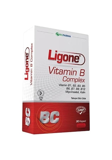 Ligone Vitamin B Complex 30 Kapsül X2 Adet