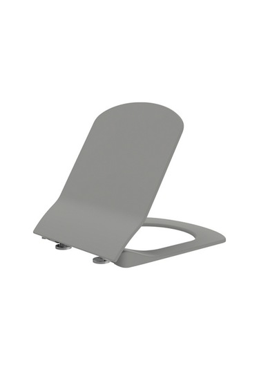 Elegant Duroplast Yavaş Kapanan Klozet Kapağı Cool Grey Gri
