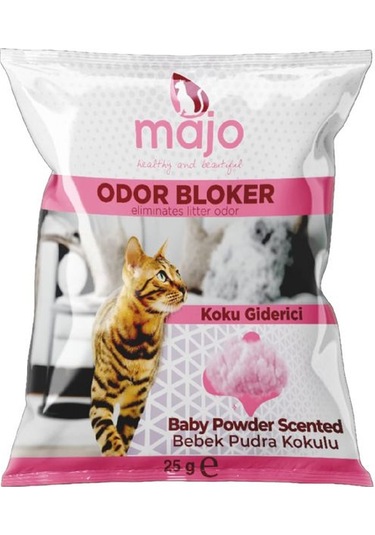 Majo Kedi Kumu Koku Giderici Bebek Pudrası Kokulu 20 x 25 G