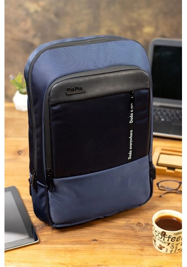 Dada 08 Laptop Tablet Sırt Çantası 15.6 İnç Sırt Ve Taban Destekli Lacivert