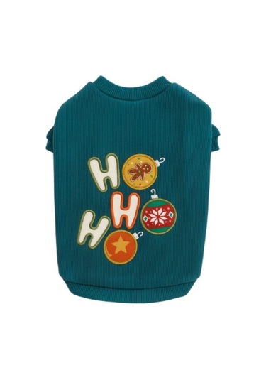 Gedyco Hohoho Yeşil Küçük Irk Köpek Likralı Sweatshirt