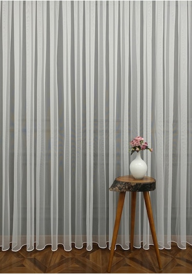 Evdepo Home Kullanıma Hazır Vual Tül Perde (540662467)