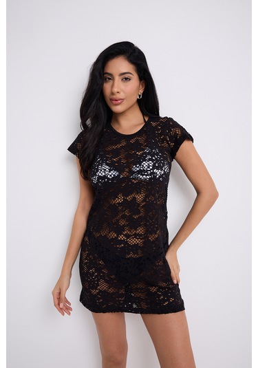 By Papi Jakar Desen Elbise Siyah