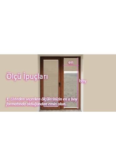 Pliper Yapışkanlı - Cam Balkon Plise Perde Seri 1