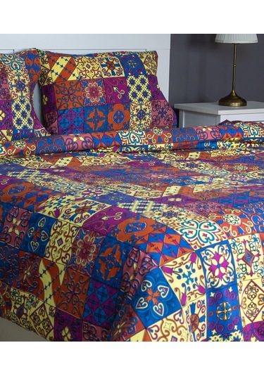 Cotton Collection Çift Kişilik Nevresim Seti Anadolu Renkli