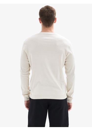 Erkek Sweatshirt 40924 - Krem Krem