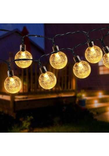 Ruicoo Sokağa Uygun Su Geçirmez Sarı Led Edison Toplu Bahçe Işık Zinciri