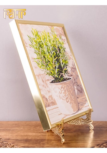 Gang Dekoratif Pirinç Ayaklıklardan 243548887 Altın Rengi