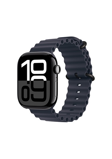 Mobilefix Watch 10 42mm Uyumlu Krd-75 Silikon Kordon-mat Lacivert