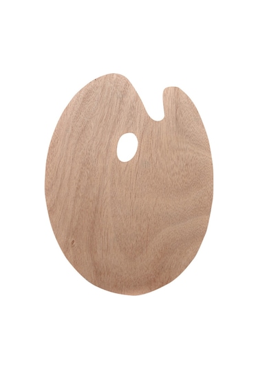 Südor 25 X 30 Cm Oval Ahşap Palet