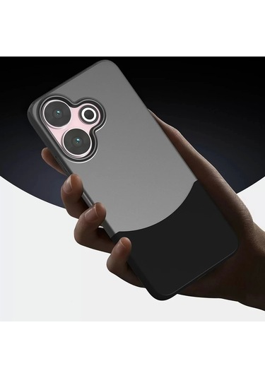 Xiaomi Redmi 13 4g Kılıf Magsafe Şarj Kartlıklı Mıknatıslı Duble 1.7mm Kapak Kart Bölmeli Lacivert S