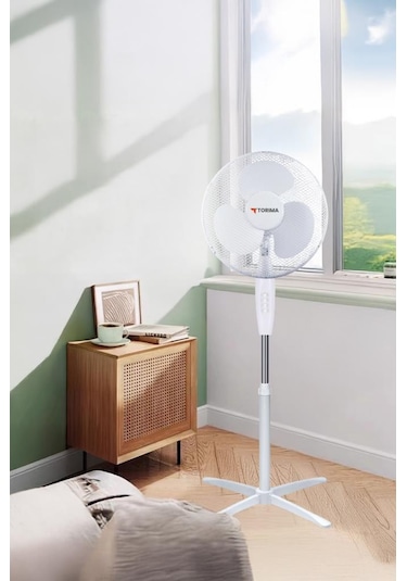 Torima SF-04 16'' Ayaklı Portatif 55 W 3 Kademe 3 Pervaneli Vantilatör