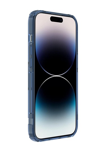 Nillkin İphone Uyumlu 14 Pro Max Magsafe Özellikli Nature Tpu Pro Kapak Mavi