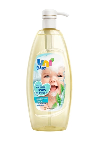 Uni Baby Boyasız Bebek Saç Şampuanı 700 ML