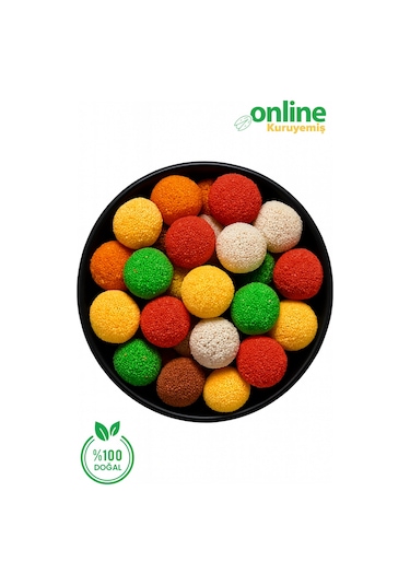 Online Kuruyemiş Jöle Lokum Yuvarlak 500 Gr
