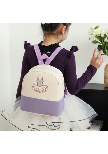 Suntek Bale Dans Sırt Çantası Kızlar Latin Dansı Jimnastik Mor