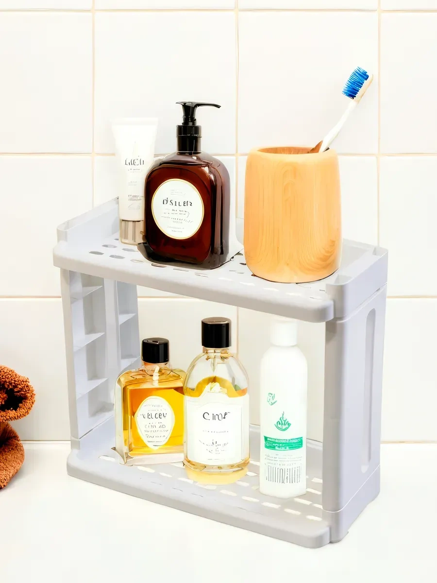 Supretto Banyo Ve Mutfak İçin Tezgah Üstü Raf 361241624 Beyaz Mat