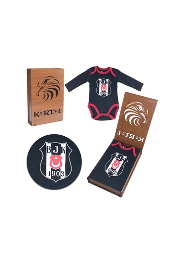 Beşiktaş Uzun Kol Zıbın Hediyelik Ahşap Kutulu