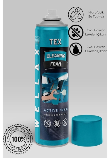 Döşeme Temizleyici Köpük Araba Koltuğu Ve Torpido Deri Leke Çıkarıcı 600ml