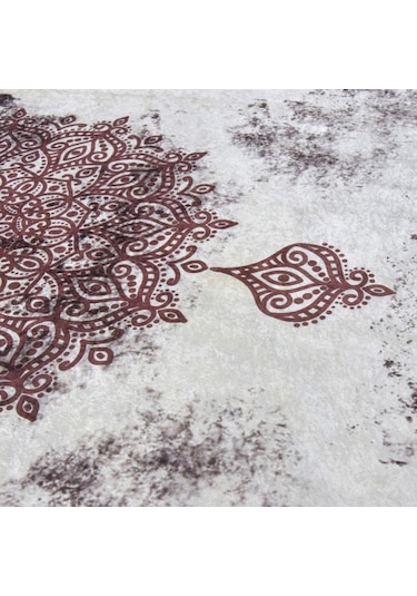 Nur Home Mürdüm Sultan Süngerli Kaymaz Halı Örtüsü, Nrh-33 Çok Renkli