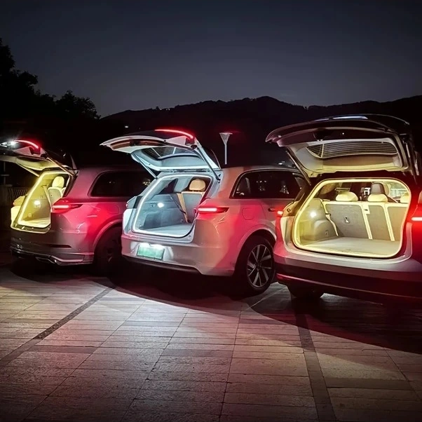 Trendooze Turcoshop11 Beyaz Led Neon Bagaj Dekoratif Aydınlatma Strip Sedan Suv 12v