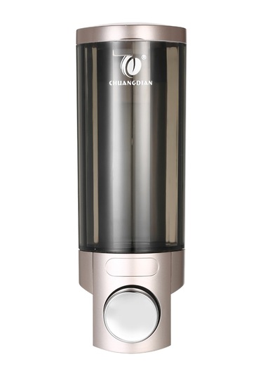 Yifomall 300ml Duvar Tipi Sabunluk, Şampanya Altını Renk, Manuel Sıvı Sabun Dispanseri, Ev Ve Otel Kullanımı İçin Şampanya Altın