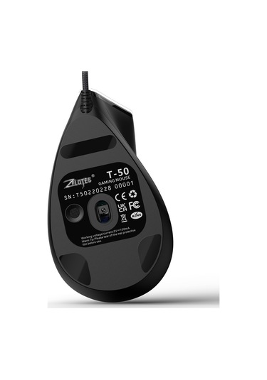 Hallow Zelotes-T-50 Dikey Kablolu RGB Optik Mouse