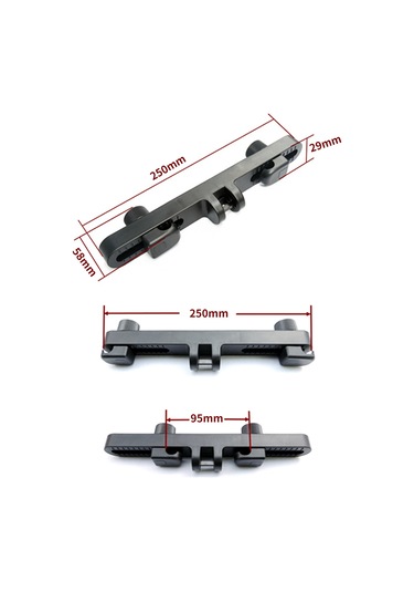 Evrensel Araba Çocuk Koltuğu Sabitleme Bağlantısı Montaj Kiti Isofıx Latch Koltu Siyah