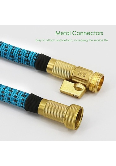 Pazly Genişletilebilir Bahçe Hortumu, Pratik Esnek Su Hortumu - Zemin Yıkama, Bahçe Sulama, Hayvan Temizliği, Memeli Bağlantı