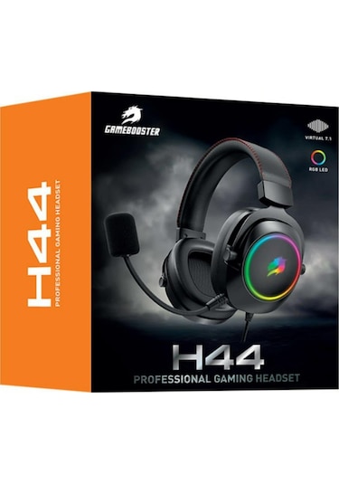 Gamebooster H44 RGB USB 7.1 Surround Profesyonel Oyuncu Kulaklığı