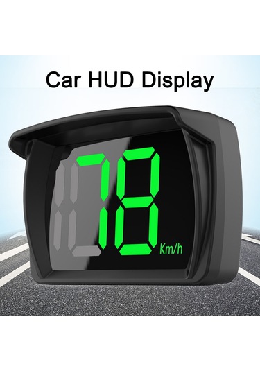 Shineyee "hud Araç Göstergesi - Hız Km/mph Ve Şarj Adaptörlü Siyah Model"