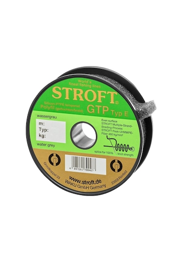 Stroft Gtp Typ E 150m Gri Örgü Misina E06 0.06mm 4.25kg E06 0.06mm 4.25kg