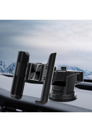 Trendooze Homyl Havalandırma Teleskopik Araç Kanca Siyah Telefon Takviyesi