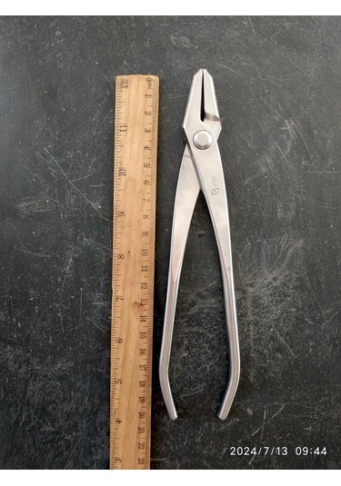 Omeniv Master İmzalı Karbon Çelik Makas Bonsai Telleme Pensesi