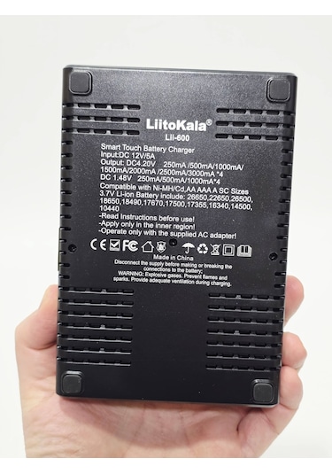 Liitokala Lii-600 Akıllı Pil Şarj Cihazı