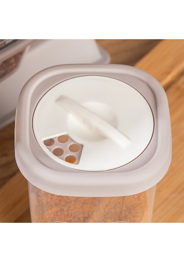 Porsima 1116 Standlı Kaydırmalı Kaşıklı Baharatlık Seti Cappuccin Cappuccino