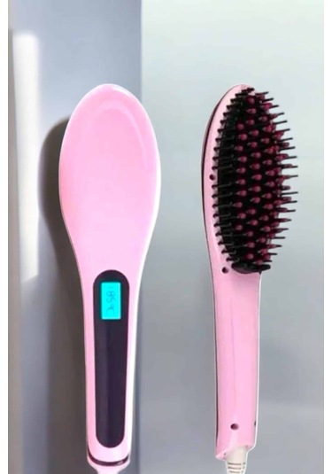 Fön Tarağı Saç Düzleştirici Sıkı Dişli Isı Ayarlı Elektriklenme Karşıtı