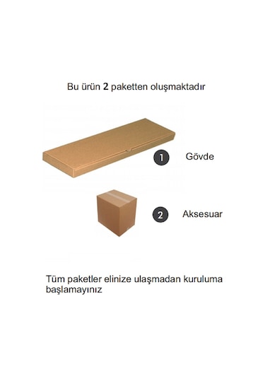 Tsa1804bt - Ferro180 Tv Stand, Tv Sehpası Beyaz-traverten Kapak 180cm Beyaz-traverten