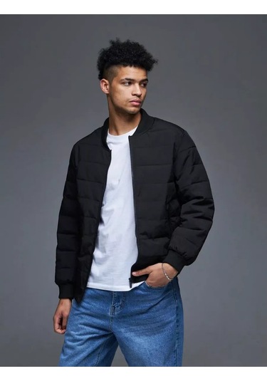 Poduct-jacket Oversize Bomber Demisezon Yeni Model 219220438 Siyah