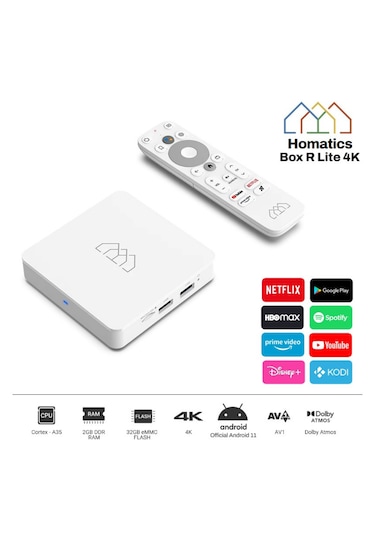 Homatics Box R Lite 4k Tv Box