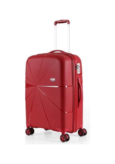 Ççs 5264 Polipropilen Büyük Boy Valiz Bordo