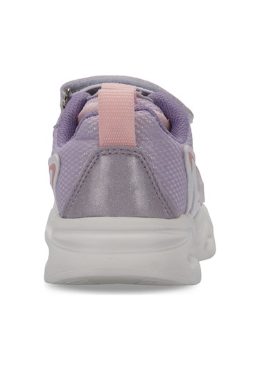 Slazenger KLARION Çocuk Cırt  Cırt lı Mor - Pembe Günlük Spor Ayakkabısı
