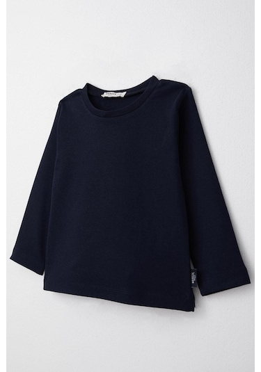 Breeze Erkek Çocuk Uzun Kollu Tişört Basic 1-4 Yaş, Lacivert-lacivert Lacivert
