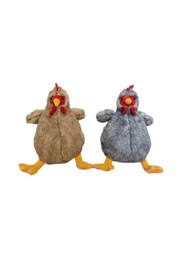 Nessiworld Pb31557-23 Peluş Oturan Tavuk 23 Cm Çok Renkli