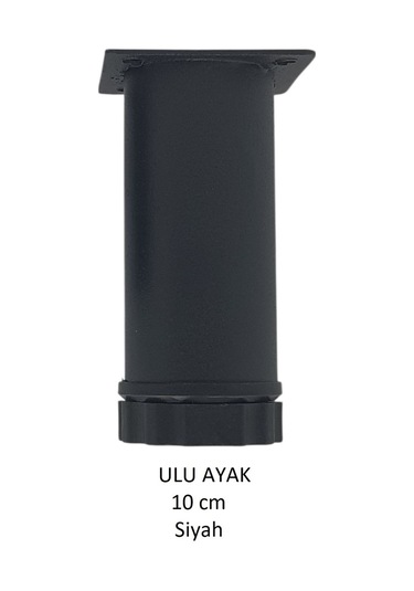 Ulu Ayak 10cm Vidalar Dahil Siyah Siyah