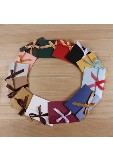 Şarap Kırmızısı Yüksek Dereceli Inci Kağıt Damgalama Batı Tarzı Güçlendirilmiş Düğün Davetiyesi Tebrik Kartları Hediye Zarfları 5 Pcs