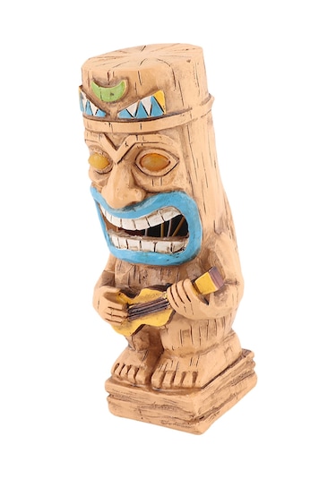 Ximistore9 Bahçe Ve Teras İçin Güneş Enerjili Dekoratif Işık - Otomatik Açılan Reçine Mayalı Figür Piyano Çalan Totem