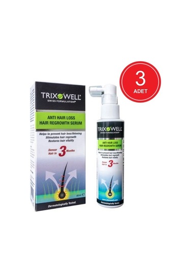 Trixowell Saç Dökülmesine Karşı Serum 3 x 60 ML