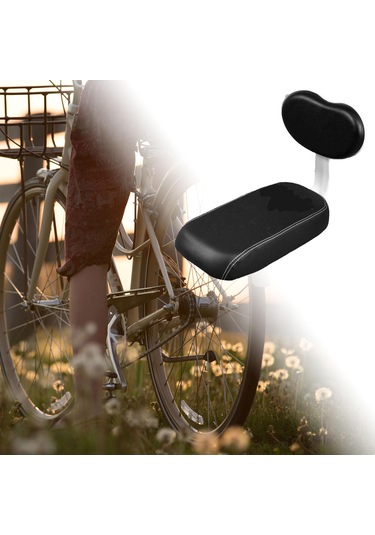 Suntek Bisiklet Arka Koltuk Minderi Sırtlıklı Çocuk Tam-siyah Tam Siyah