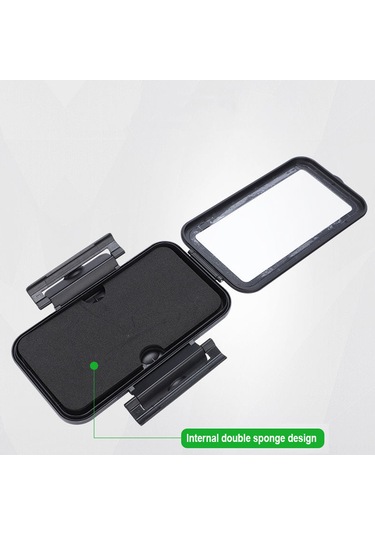 Samdoo Bisiklet Ve Motosiklet Için Ipx8 Su Geçirmez Abs Telefon Kılıfı - 4.7-6.1 İnç Ekran Uyumlu, 360 Derece Döner, 22-32mm Sapka Uyumlu Diğer